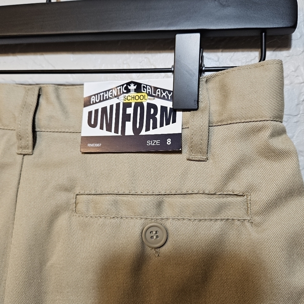 Authentic Galaxy Uniform Khaki Shorts Size 8 (girls) - Picture 8 of 8